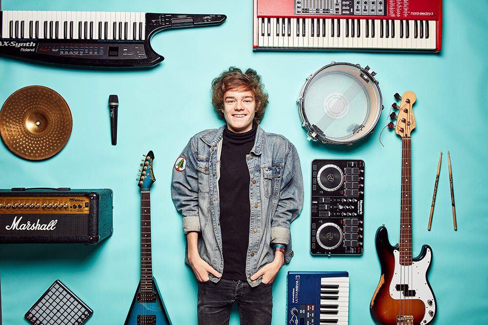 Kreativt billede fra musiklinjen